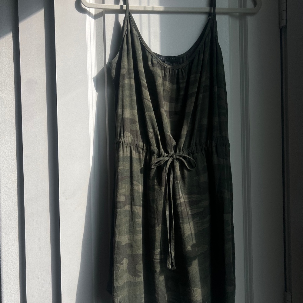 Sanctuary Green Camouflage Dress